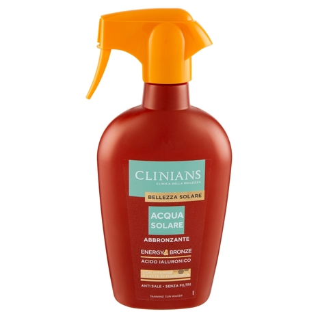 Clinians Bellezza Solare Acqua Solare Abbronzante Energy&Bronze 450 mL